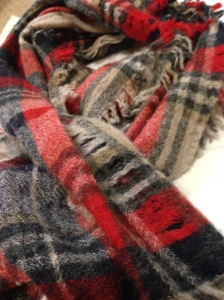 Openweave Scarf in Red Plaid from Madewell, Fall 2013
