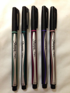 Various Sharpie Pens